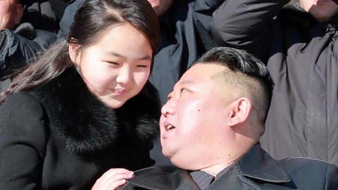Kim Jong un with Ju Ae