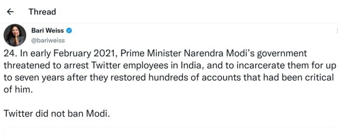 Twitter Files 5 defames Modi