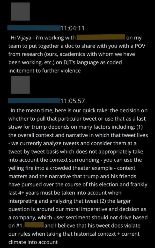 Interior image 3: Twitter Files again: Removal of Donald Trump
