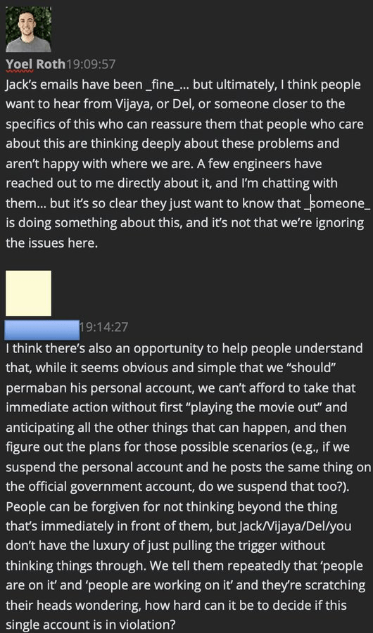 Twitter Files 4: How Dorsey's executives prepared justification for banning Donald Trump [interior image 7]