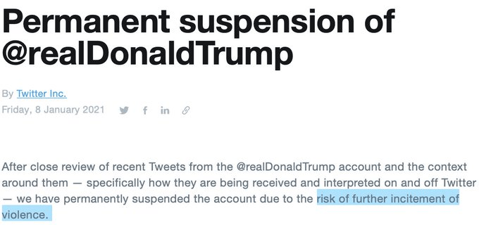 Twitter Files 4: How Dorsey's executives prepared justification for banning Donald Trump [interior image 10]